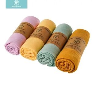 Muslin Swaddle Baby Blanket Set [4 Pack] - Ultra Soft, Large, Gender Neutral